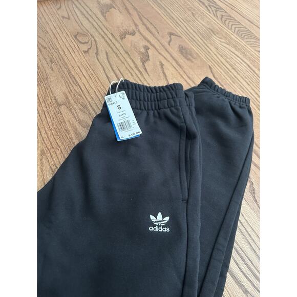 Adidas High Waist Black Sweatpants Size Small - Picture 2 of 2